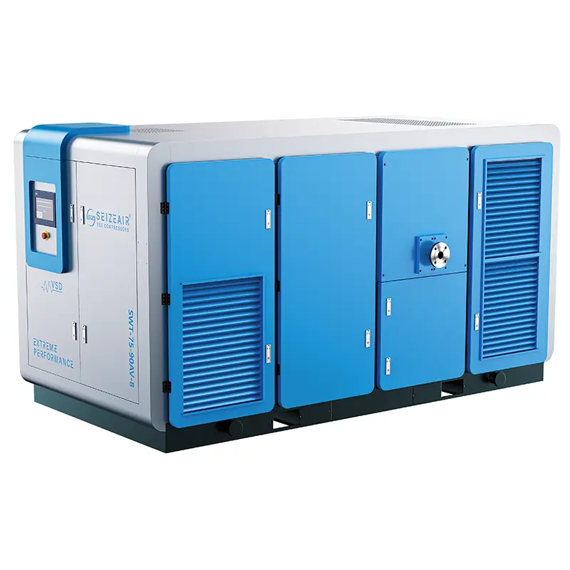 คลาส 0 PM VSD เครื่องอัดอากาศแบบสกรูไร้น้ำมันชนิดแห้ง